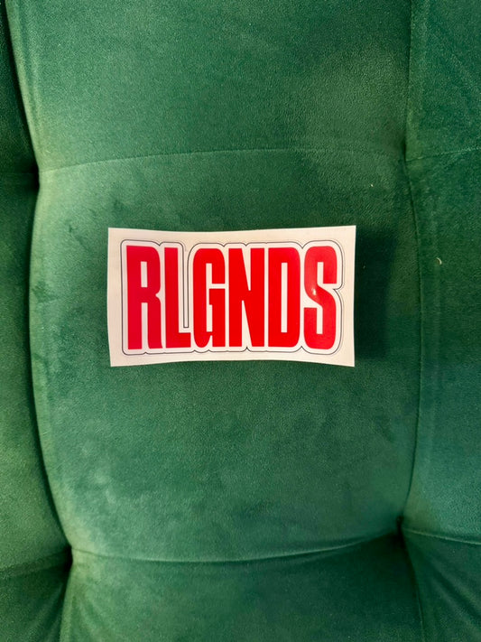 Sticker RLGNDS 13x7cm